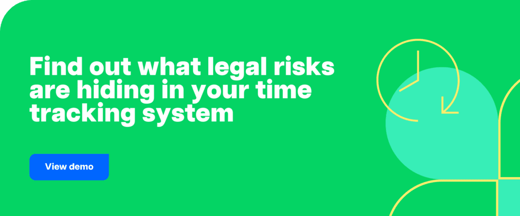 View demo-Find out what legal risks are hiding in your time tracking system