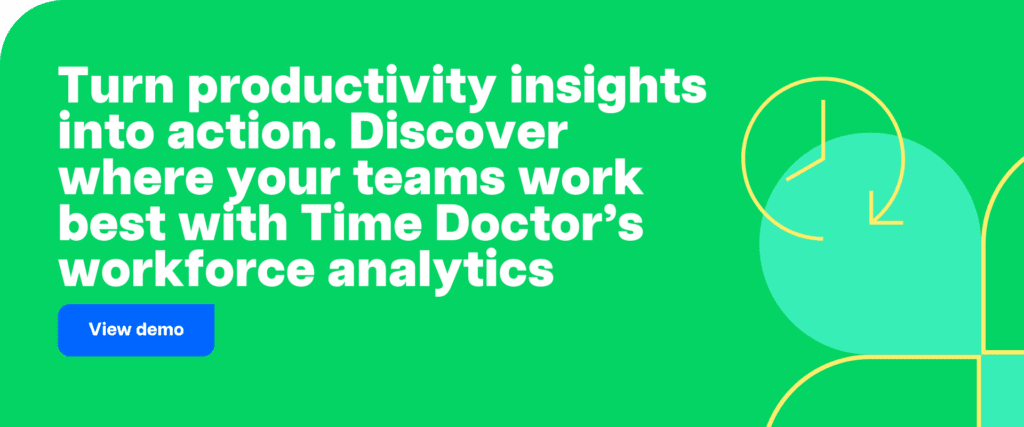 Location based productivity data CTA 1