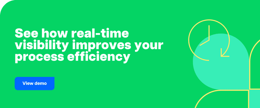 See how real-time visibility improves your process efficiency.