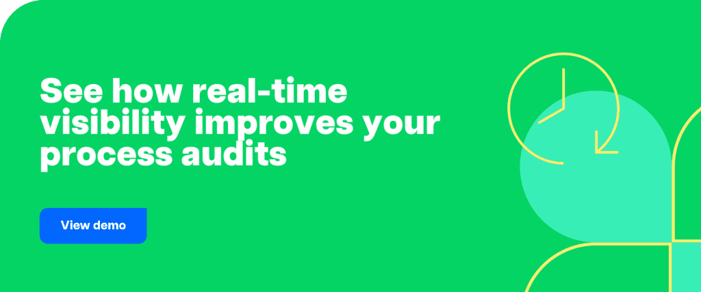 See how real-time visibility improves your process audits