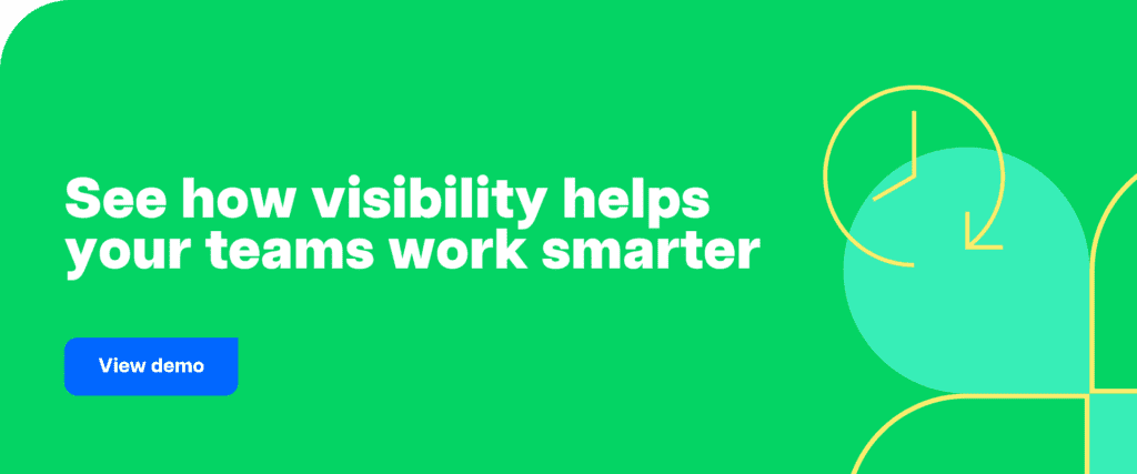 See how visibility helps your teams work smarter
